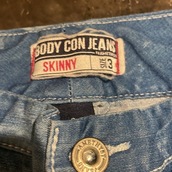 BODY CON JEANS, ladies skinny size 3 - Picture 5 of 5